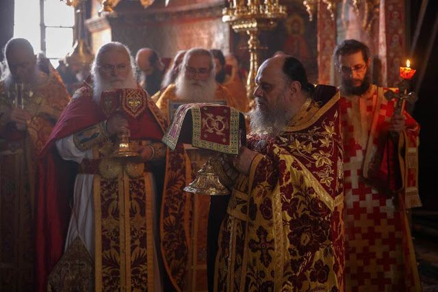 11988 - Φωτογραφίες από τον σημερινό εορτασμό της Παναγίας της Ελαιοβρύτισσας στο Βατοπαίδι - Φωτογραφία 62