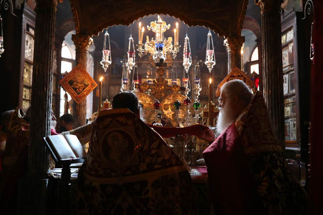11988 - Φωτογραφίες από τον σημερινό εορτασμό της Παναγίας της Ελαιοβρύτισσας στο Βατοπαίδι - Φωτογραφία 66