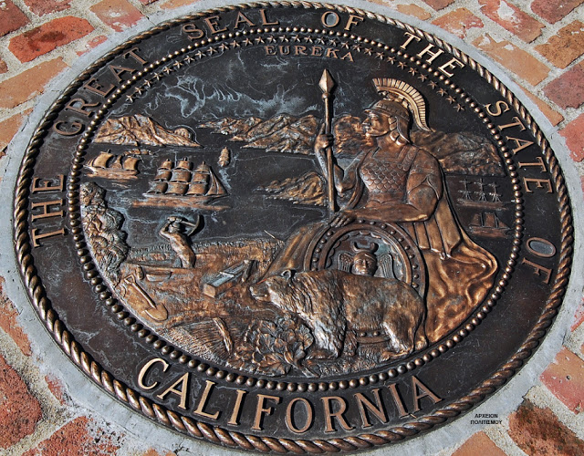 Η θεά Αθηνά εικονίζεται στην επίσημη σφραγίδα της Καλιφόρνιας! - Φωτογραφία 2