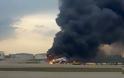 Μόσχα: 41 νεκροί από φωτιά σε αεροσκάφος που πραγματοποίησε αναγκαστική προσγείωση (BINTEO) - Φωτογραφία 1