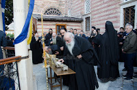 12001 - Φωτογραφίες από τη σημερινή Πανήγυρη του Αγίου Γεωργίου στην Ιερά Μονή Ξενοφώντος Αγίου Όρους - Φωτογραφία 2
