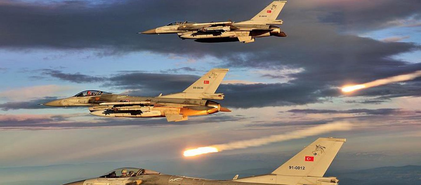 «Κόλαση» στο Αιγαίο: Μαζικές εισβολές τουρκικών F-16 - 57 παραβιάσεις & 4 αερομαχίες - Bayraktar ΤΒ2 «σκάναρε» τη Χίο - Φωτογραφία 1