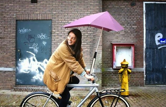 Βρέχει και θέλετε να κάνετε ποδήλατο; Δείτε τη λύση (Φωτογραφίες) - Φωτογραφία 2