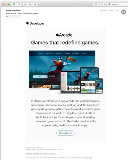 Η Apple άρχισε να στέλνει επιστολές προσκλήσεις για την Apple Arcade σε προγραμματιστές - Φωτογραφία 3