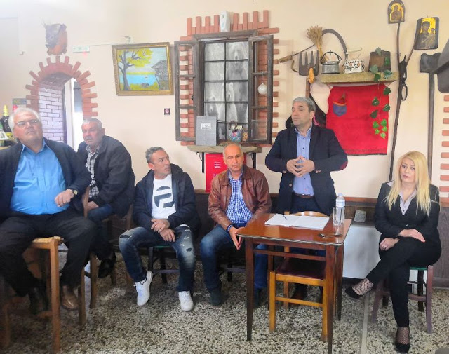 Επίσκεψη του υποψήφιου Δημάρχου Κώστα Παλάσκα και αντιπροσωπείας υποψηφίων δημοτικών συμβούλων, στις Κοινότητες Κυρακαλής, Μηλιάς, Ταξιάρχη και Τραπεζούντας (εικόνες) - Φωτογραφία 3