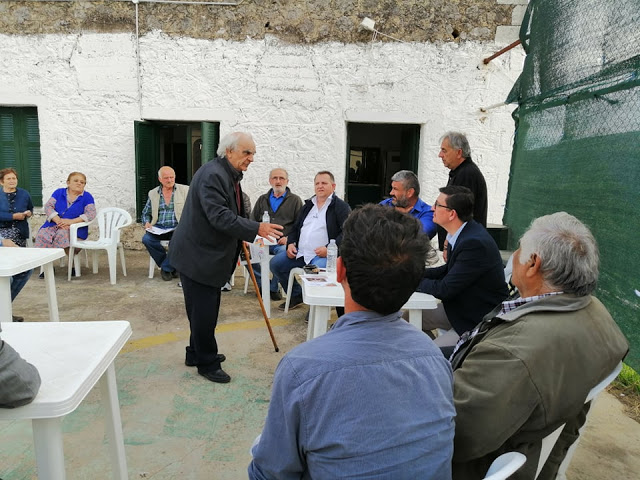 Επίσκεψη  του υποψήφιου Δημάρχου Γιάννη Τριανταφυλλάκη στο Αγράμπελο - Φωτογραφία 3