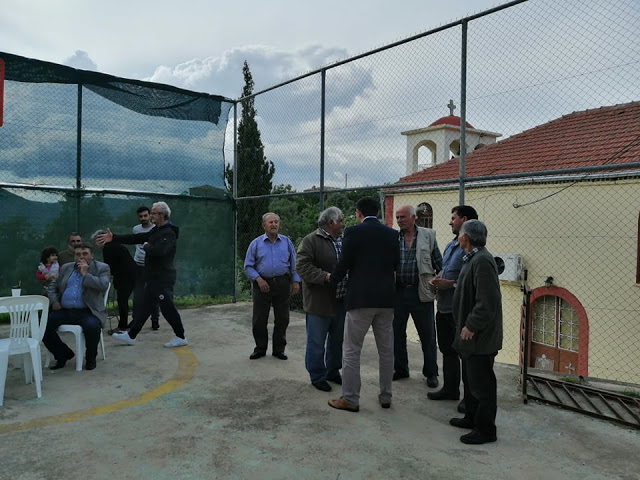 Επίσκεψη  του υποψήφιου Δημάρχου Γιάννη Τριανταφυλλάκη στο Αγράμπελο - Φωτογραφία 7
