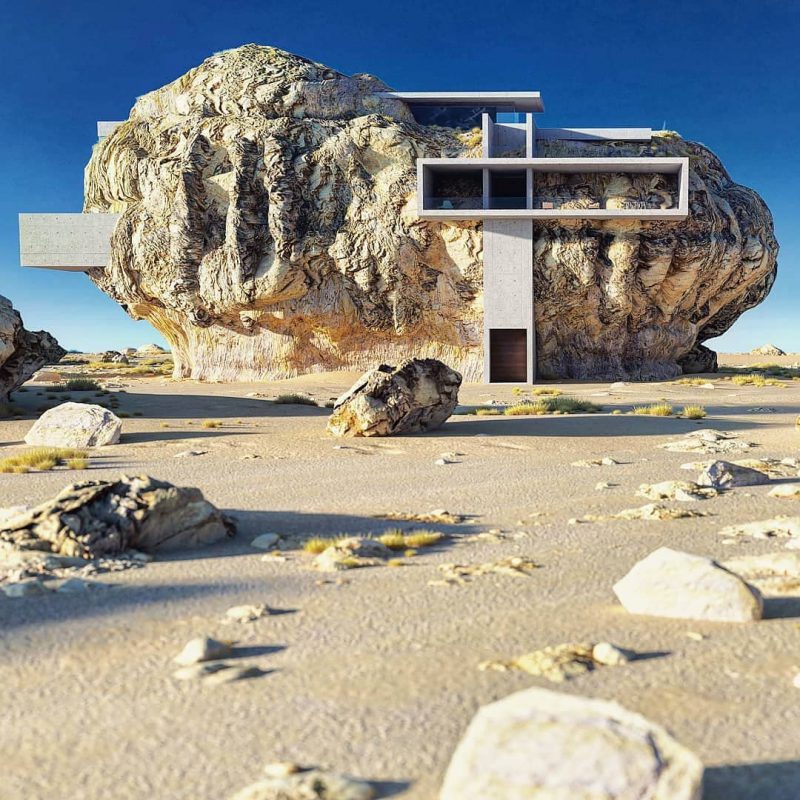 Μοντέρνο σπίτι… ενσωματωμένο σε βράχο! - Φωτογραφία 7