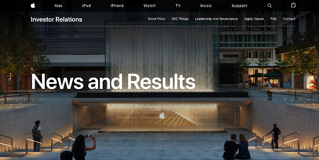Η Apple ενημέρωσε την ιστοσελίδα των επενδυτών - Φωτογραφία 1