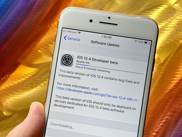 Κάντε λήψη του iOS 12.4 Beta 1 χωρίς λογαριασμό προγραμματιστή - Φωτογραφία 3