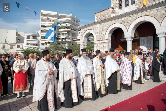 12061 - Αφίχθη στον Βόλο η ιερά Εικόνα της Παναγίας Φοβεράς Προστασίας από το Άγιον Όρος - Φωτογραφία 8