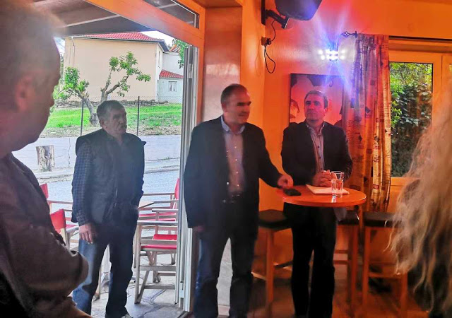 Επίσκεψη του υποψήφιου Δημάρχου Κώστα Παλάσκα και αντιπροσωπείας υποψηφίων δημοτικών συμβούλων στις Κοινότητες Αγ. Γεωργίου, Κιβωτού, Κληματακίου, Κοκκινιάς και Πολύδενδρου - Φωτογραφία 1