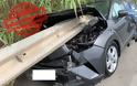 Συγκλονιστικό τροχαίο στη Ρόδο: Προστατευτικό κιγκλίδωμα διαπέρασε αυτοκίνητο - Φωτογραφία 1