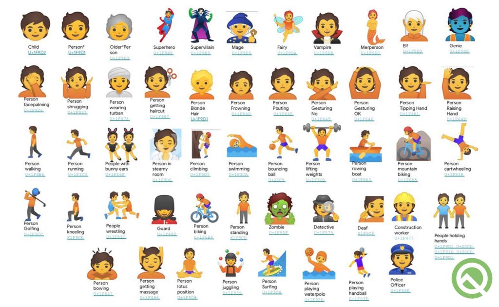 H Google πρόσθεσε 53 emoji ουδέτερου φύλου, καταρρίπτοντας τις διακρίσεις - Φωτογραφία 1
