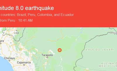 Ισχυρός σεισμός 8 Ρίχτερ(!) στο Περού - Φωτογραφία 1