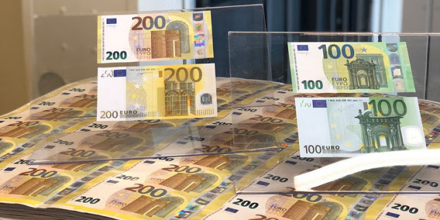Ετσι είναι τα νέα χαρτονομίσματα των 100 και 200 ευρώ-Ασφαλέστερα και πιο φωτεινά - Φωτογραφία 1