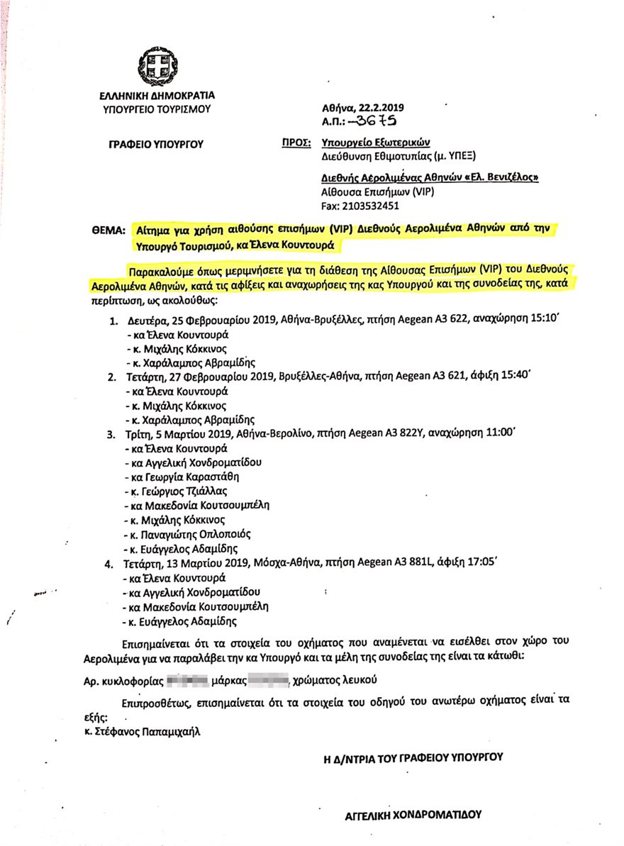 Η Έλενα Κουντουρά θέλει αίθουσα VIP για τα ταξίδια της - Φωτογραφία 2