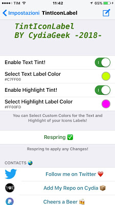 TintIconLabel: Δώστε χρώμα στο iPhone σας - Φωτογραφία 7