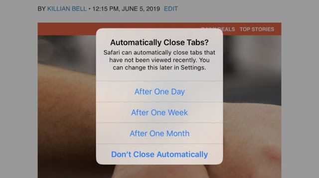 iOS 13: Το Safari μπορεί να κλείσει αυτόματα τις μη χρησιμοποιούμενες καρτέλες - Φωτογραφία 3
