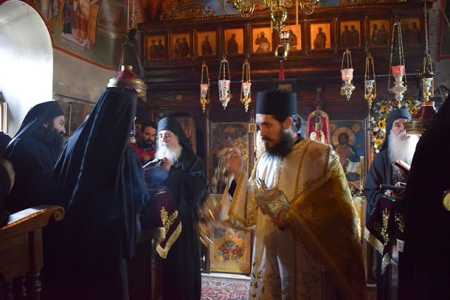 12122 - Φωτογραφίες από τον εορτασμό της Αναλήψεως του Κυρίου στην πανηγυρίζουσα Ιερά Μονή Εσφιγμένου Αγίου Όρους (6/6/2019) - Φωτογραφία 10