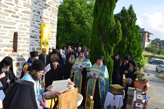 12122 - Φωτογραφίες από τον εορτασμό της Αναλήψεως του Κυρίου στην πανηγυρίζουσα Ιερά Μονή Εσφιγμένου Αγίου Όρους (6/6/2019) - Φωτογραφία 19