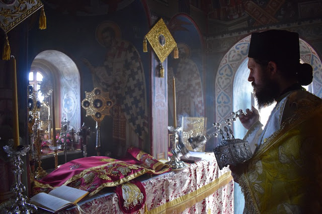 12122 - Φωτογραφίες από τον εορτασμό της Αναλήψεως του Κυρίου στην πανηγυρίζουσα Ιερά Μονή Εσφιγμένου Αγίου Όρους (6/6/2019) - Φωτογραφία 8