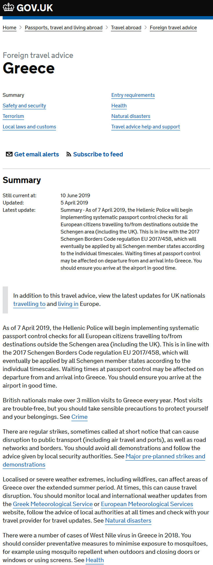 Βρετανική ταξιδιωτική οδηγία και για τα… κουνούπια στην Ελλάδα - Φωτογραφία 2