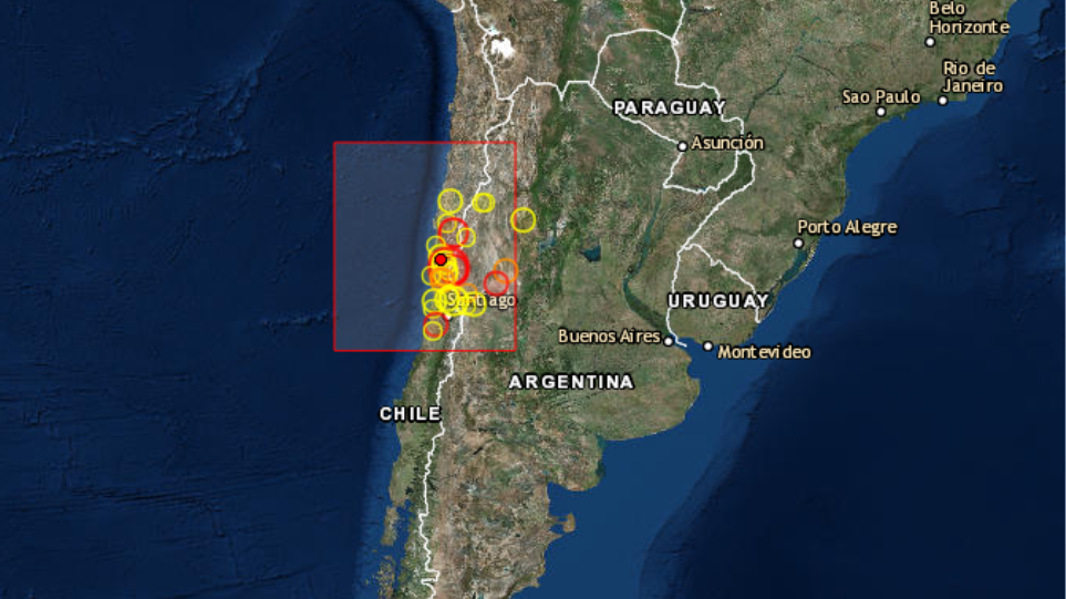 Ισχυρή σεισμική δόνηση 6,5 Ρίχτερ στη Χιλή - Φωτογραφία 1