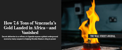 Wall Street Journal: 7,4 τόνοι χρυσού της Βενεζουέλας «έκαναν» φτερά στην Ουγκάντα - Φωτογραφία 1