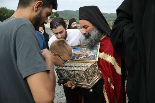 12167 - Φωτογραφίες από την αναχώρηση της Τιμίας Ζώνης της Θεοτόκου με προορισμό τη Δράμα - Φωτογραφία 28