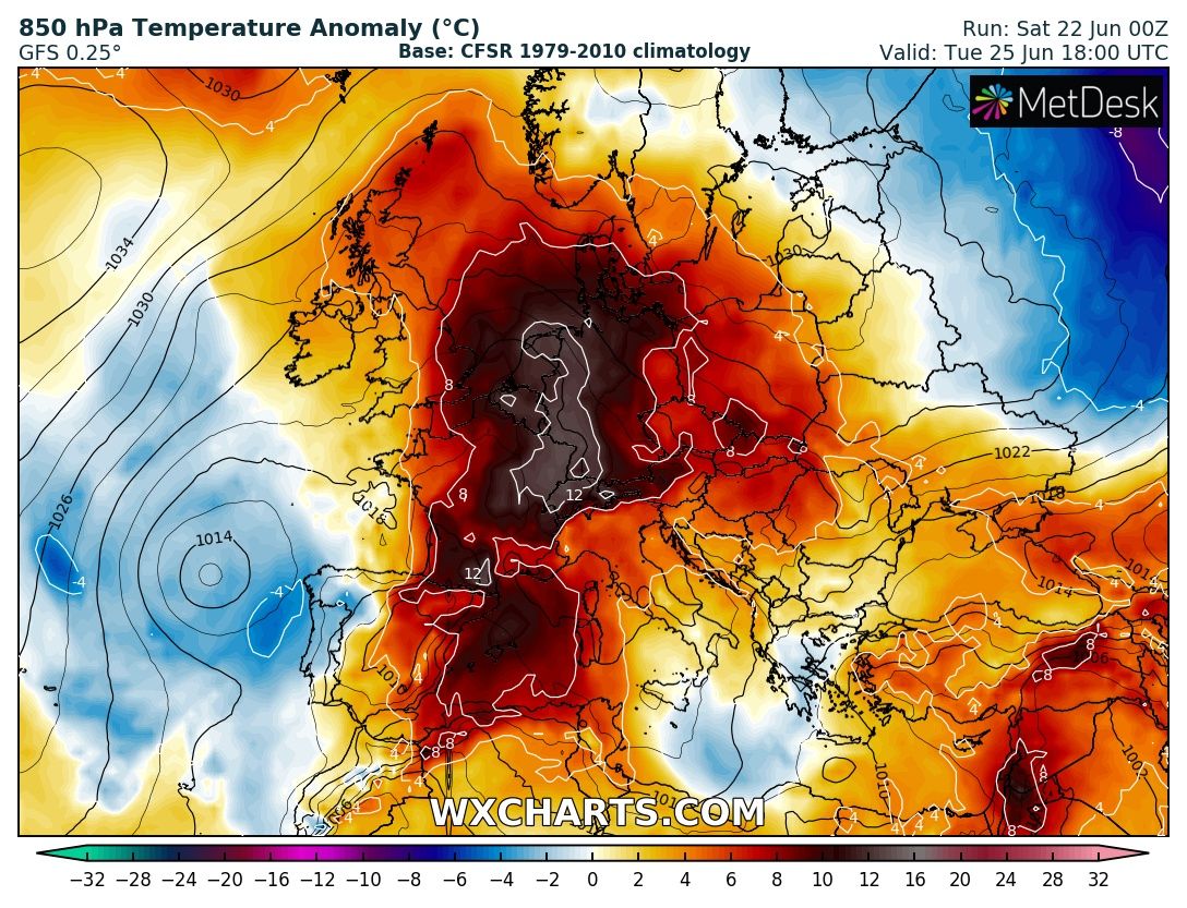 Έρχεται σφοδρό κύμα καύσωνα: Ακραία & ιδιαίτερα επικίνδυνη κατάσταση στην Ευρώπη - Φωτογραφία 2