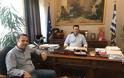 Με τον δήμαρχο Αγρινίου, Γιώργο Παπαναστασίου, συναντήθηκε ο υποψήφιος βουλευτής Αιτωλοακαρνανίας με την Νέα Δημοκρατία, Θανάσης Παπαθανάσης.