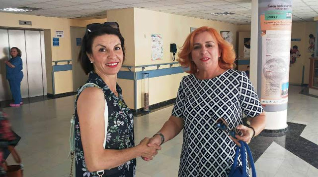 Η  υποψήφια βουλευτής της Νέας Δημοκρατίας Λαμπρινή  Κόγιου - Χατζηζήση  επισκέφτηκε το Γενικό Νοσοκομείο Γρεβενών (εικόνες) - Φωτογραφία 2