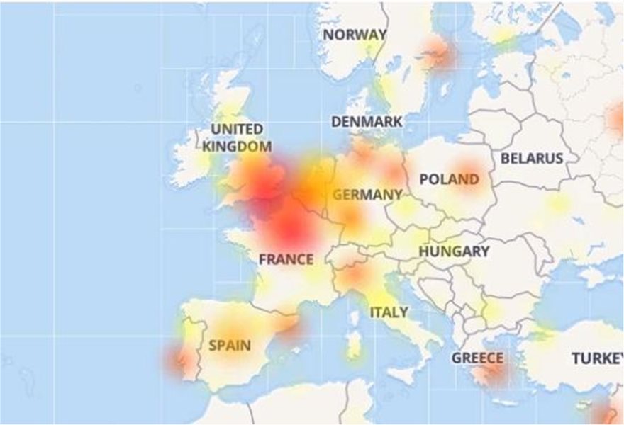 Προβλήματα στο Instagram, στο Facebook & στο WhatsApp σε χώρες της Ευρώπης - Φωτογραφία 1