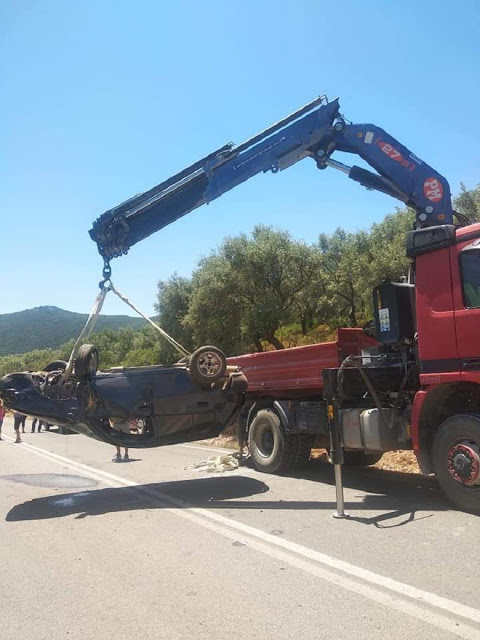 Λευκάδα: Αυτοκίνητο ανετράπη στον δρόμο Νυδρίου – Βασιλικής - Φωτογραφία 7