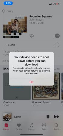 Το iOS 13 μπορεί να αναστείλει τις λήψεις αν η θερμοκρασία του iPhone είναι πολύ υψηλή - Φωτογραφία 3