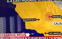 ΗΠΑ: Ο μεγαλύτερος σεισμός των τελευταίων 20 ετών κτύπησε την Καλιφόρνια - Ενεργοποιήθηκε το ρήγμα του Αγίου Ανδρέα; - Φωτογραφία 1
