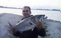 Έπιασε ψάρι (Γοφάρι) 10 κιλών στο ΑΚΤΙΟ Βόνιτσας -ΦΩΤΟ