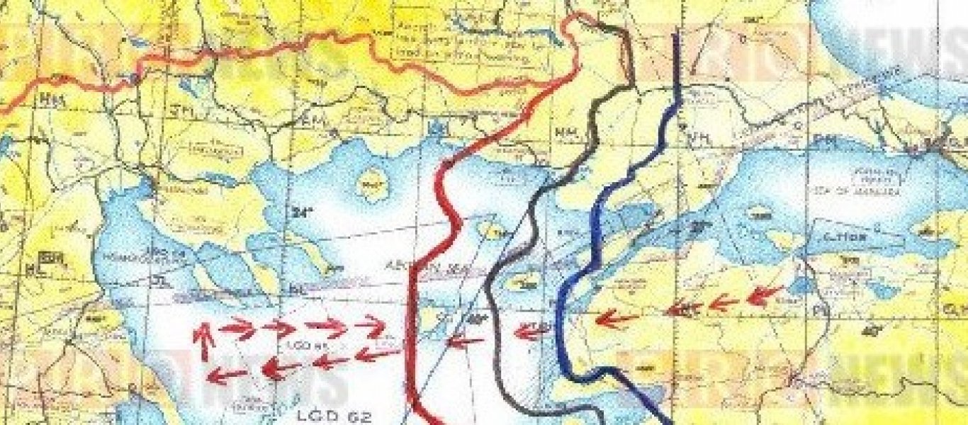 Αυτός είναι ο «τεμαχισμός» του Εναέριου Χώρου στο Αιγαίο που απαίτησε η Αγκυρα (χάρτες) - Φωτογραφία 1