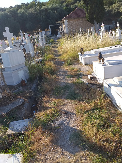 Τα χόρτα έπνιξαν το παλιό κοιμητήριο στο ΜΟΝΑΣΤΗΡΑΚΙ Βόνιτσας (ΔΕΙΤΕ ΦΩΤΟ) - Φωτογραφία 6