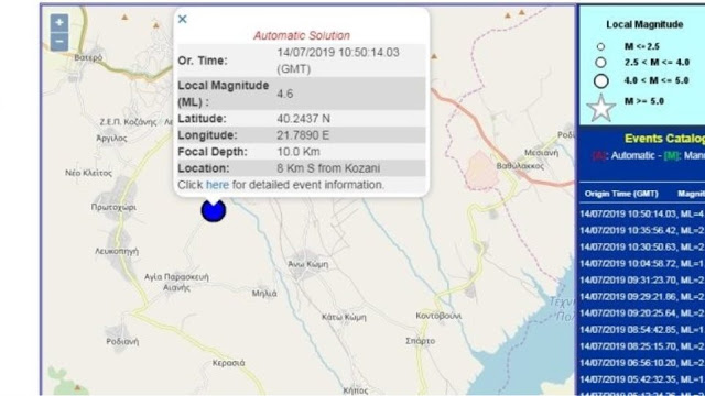 Κανένα πρόβλημα σε μονάδες του ΣΞ από το σεισμό σε Κοζάνη και Λάρισα - Φωτογραφία 1