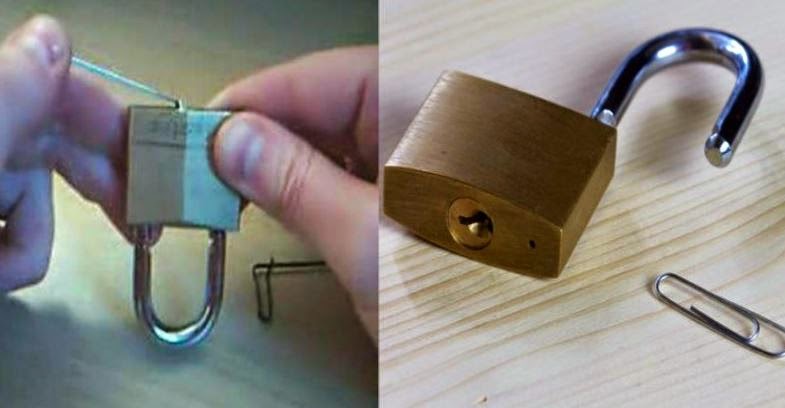 Χάσατε τα κλειδιά σας; Αυτός είναι ο πιο εύκολος τρόπος να ανοίξετε μία κλειδαριά (ΒΙΝΤΕΟ) - Φωτογραφία 1