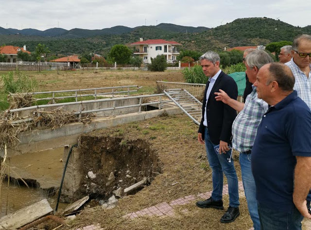 Ο Κώστας Καραγκούνης επισκέφθηκε τις πληγείσες περιοχές της Ναυπακτίας (φωτο) - Φωτογραφία 1