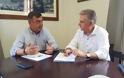 ΒΟΝΙΤΣΑ: Συνάντηση βουλευτή Αθ. Καββαδά με τον Δήμαρχο Γ. Αποστολάκη για το πρόβλημα απορριμμάτων της Λευκάδας