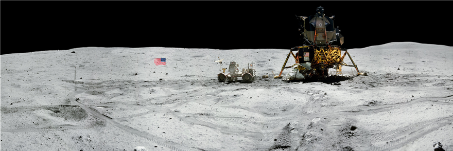 NASA: Φωτογραφικό πανόραμα για τα 50 χρόνια από το πρώτο ταξίδι του ανθρώπου στη Σελήνη - Φωτογραφία 5