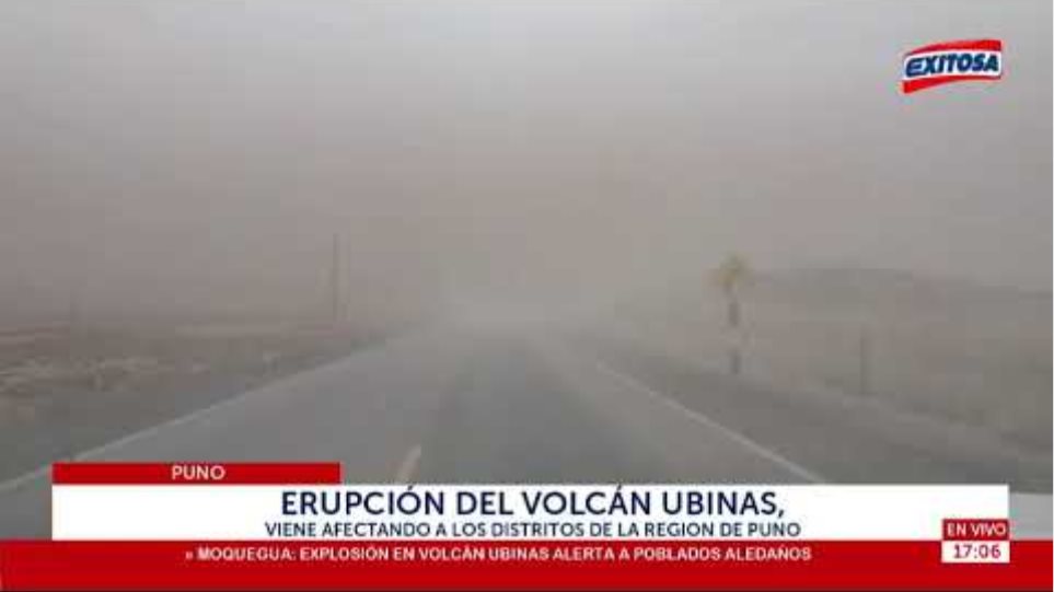 Έκρηξη του ηφαιστείου Ουμπίνας στο Περού: Εκκενώθηκαν κατοικημένες περιοχές - Φωτογραφία 2