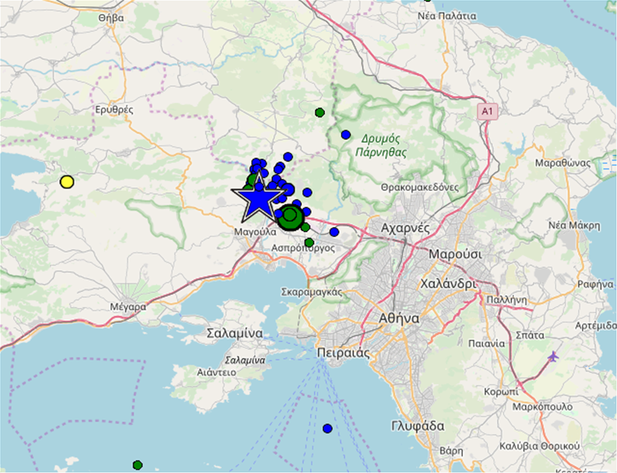 Αθήνα: Στους 49 οι μετασεισμοί μετά τα 5,1 Ρίχτερ - Φωτογραφία 2