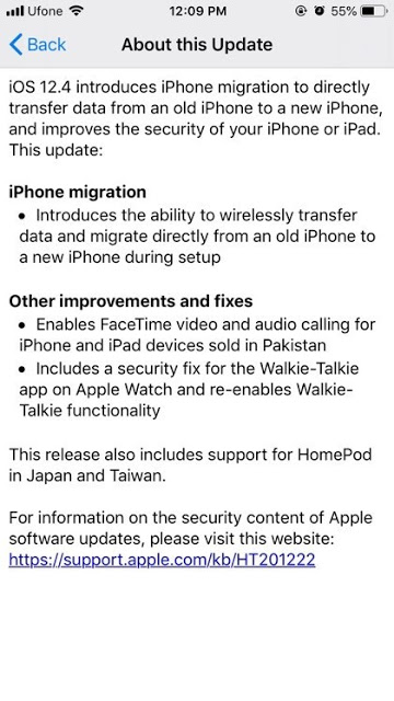 Το iOS 12.4 ενεργοποιεί το FaceTime για τα iPhones που πωλούνται στο Πακιστάν - Φωτογραφία 3
