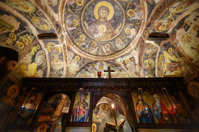 12340 - Ιερό Βατοπαιδινό Κελλί Αγίου Προκοπίου. Φωτογραφίες από τη γιορτή του Αγίου Προκοπίου και των τοιχογραφιών (14ου αι.) στο παρεκκλήσι του Αγίου Ιωάννου του Θεολόγου - Φωτογραφία 18