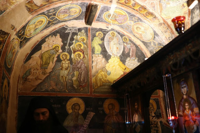 12340 - Ιερό Βατοπαιδινό Κελλί Αγίου Προκοπίου. Φωτογραφίες από τη γιορτή του Αγίου Προκοπίου και των τοιχογραφιών (14ου αι.) στο παρεκκλήσι του Αγίου Ιωάννου του Θεολόγου - Φωτογραφία 42